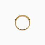 Diamond Baguette Stacking Band in 14K Yellow Gold view 3
