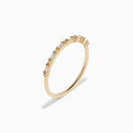 Diamond Baguette Stacking Band in 14K Yellow Gold view 4