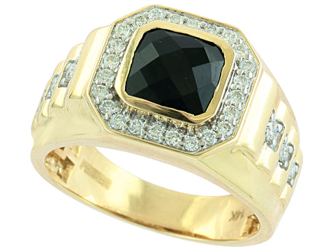 Colored Stone Rings - Men'