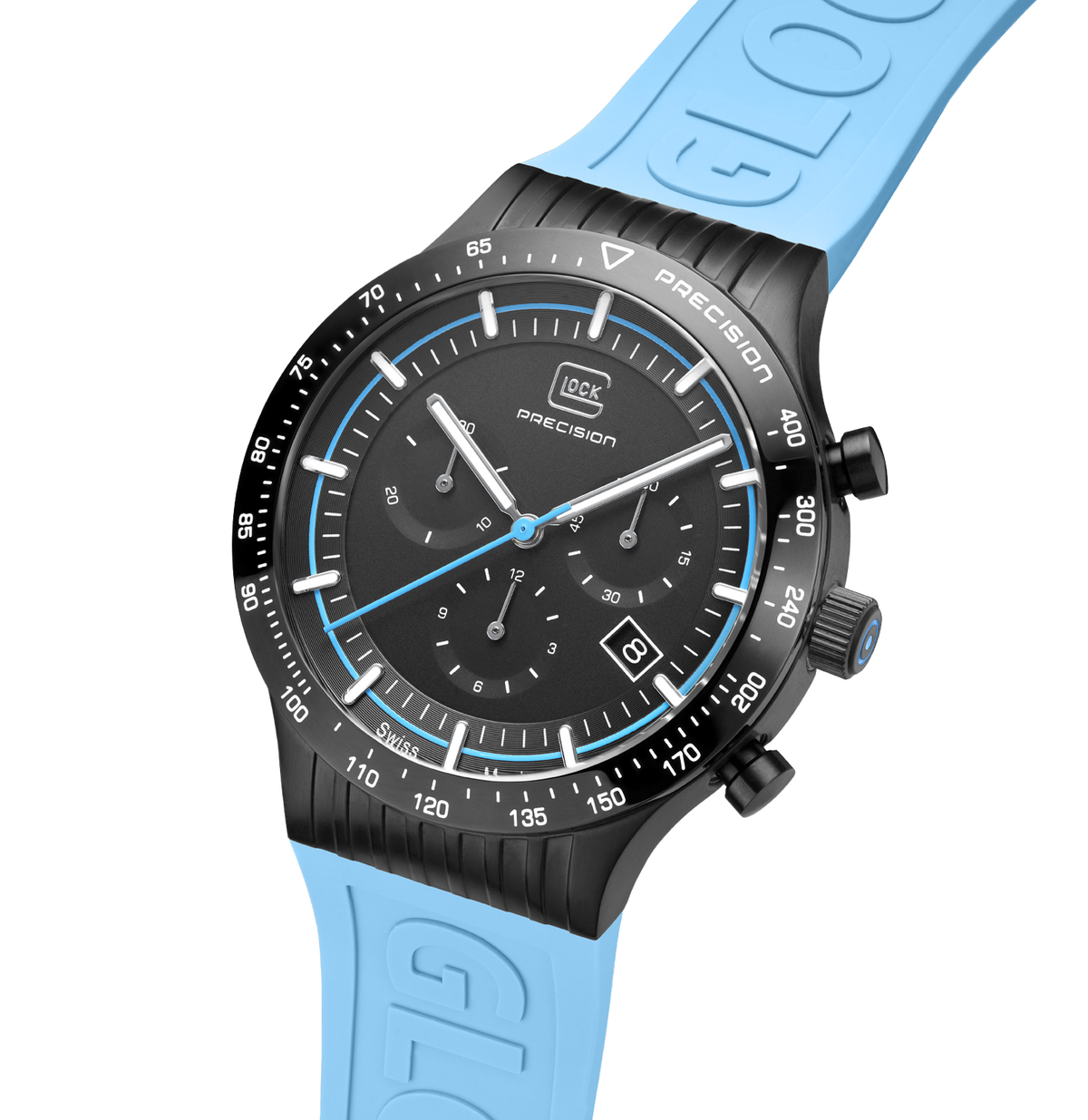 GLOCK Precision Chronograph three-quarter angle