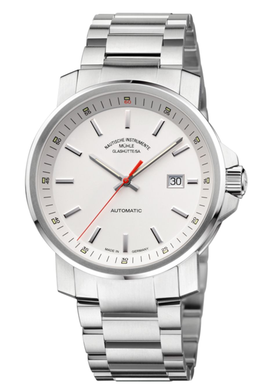 Mühle-Glashütte "29er Big" Automatic in SS, White Dial
