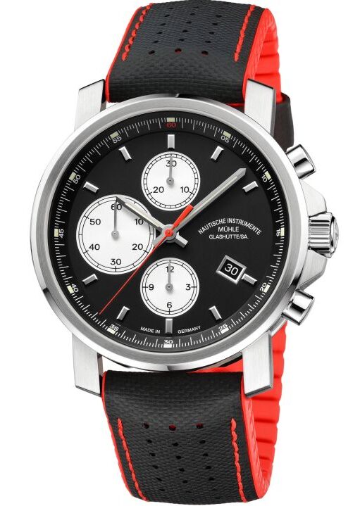 Mühle-Glashütte "29er Chronograph" Automatic in SS, Black Dial