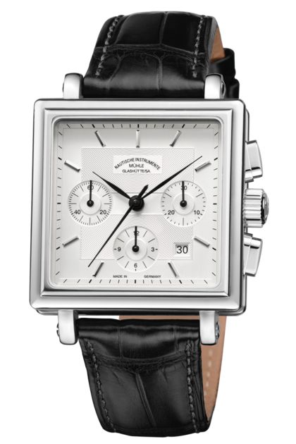 Mühle-Glashütte "Teutonia II Quadrant Chronograph" Automatic, Silver Dial