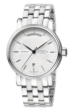 Mühle-Glashütte "Teutonia II Day/Date" Automatic in SS, Silver Dial