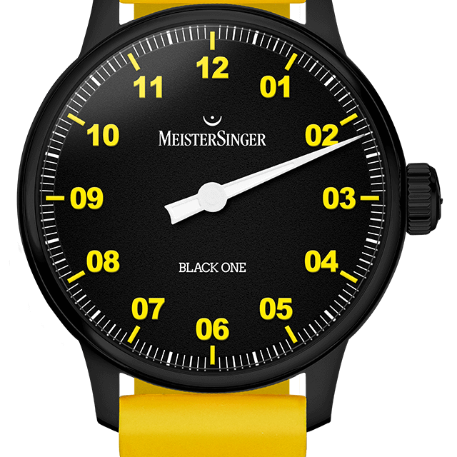 MeisterSinger "Edition Black One" Limited Single-Hand Automatic in Black DLC