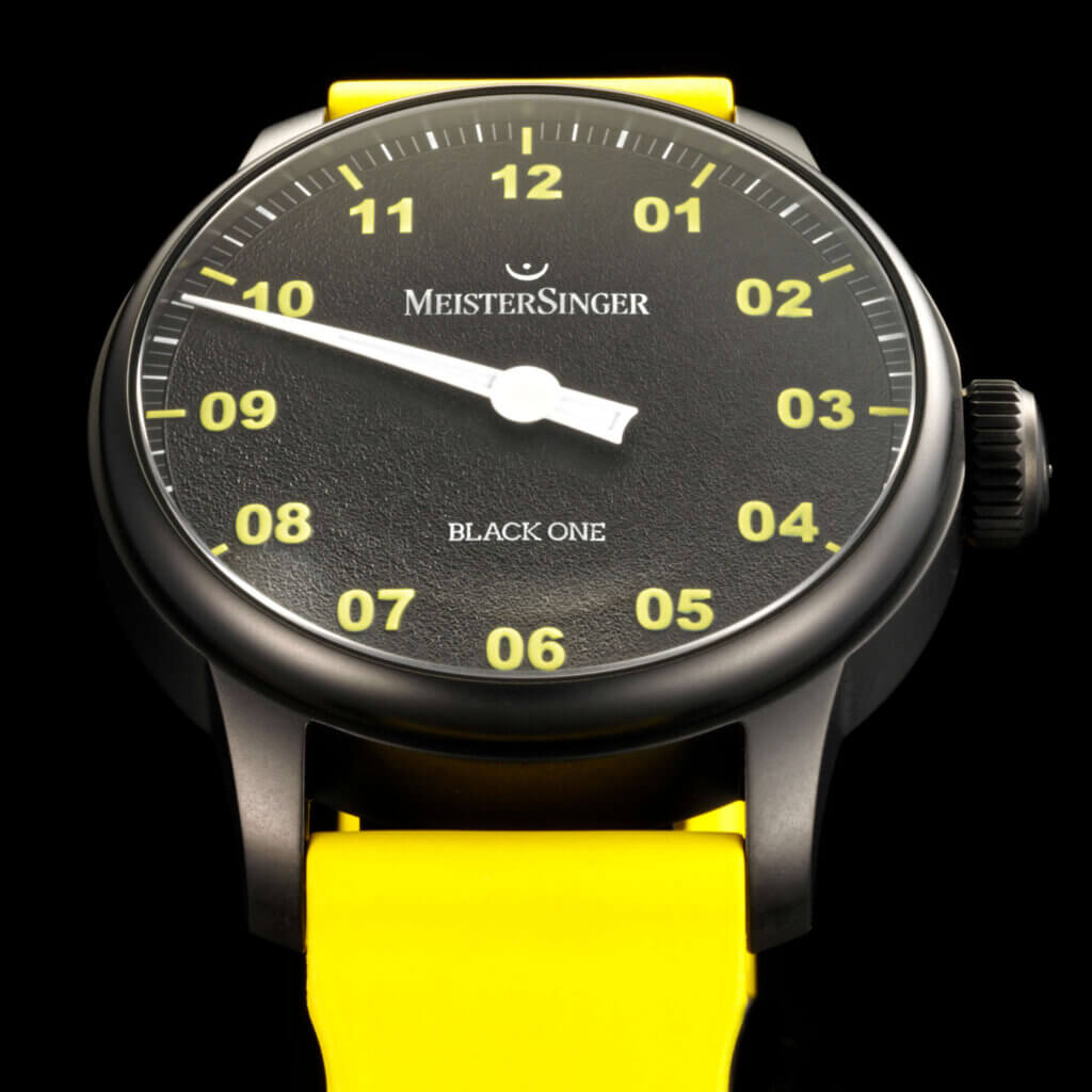 MeisterSinger "Edition Black One" Limited Single-Hand Automatic in Black DLC