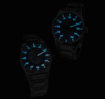 MeisterSinger Kaenos luminous dial glowing in the dark