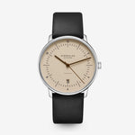 Sternglas "Naos Automatic" Watch in Stainless Steel, Sand Brown Dial