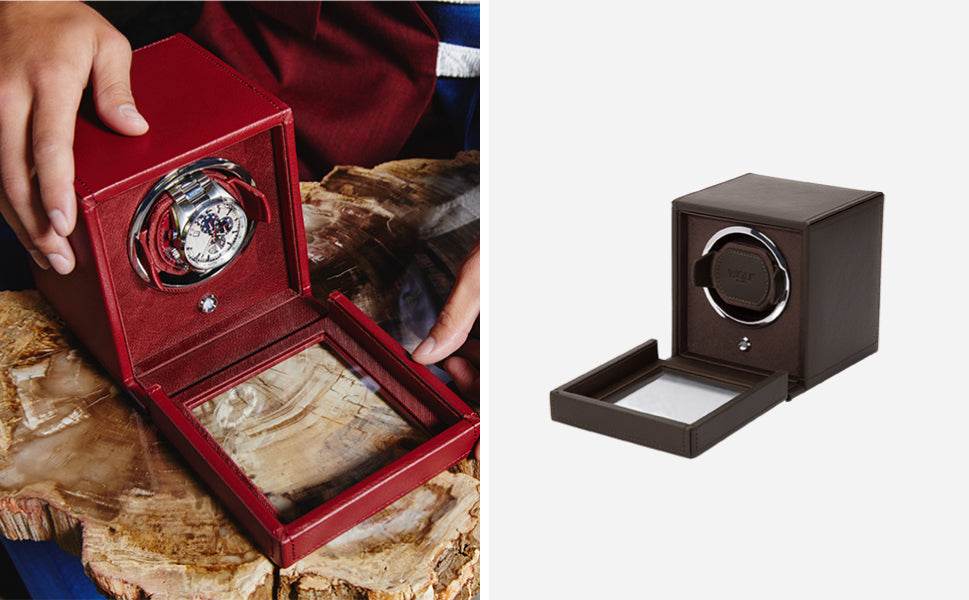 WOLF Cub Single Watch Winder with Cover - view 5