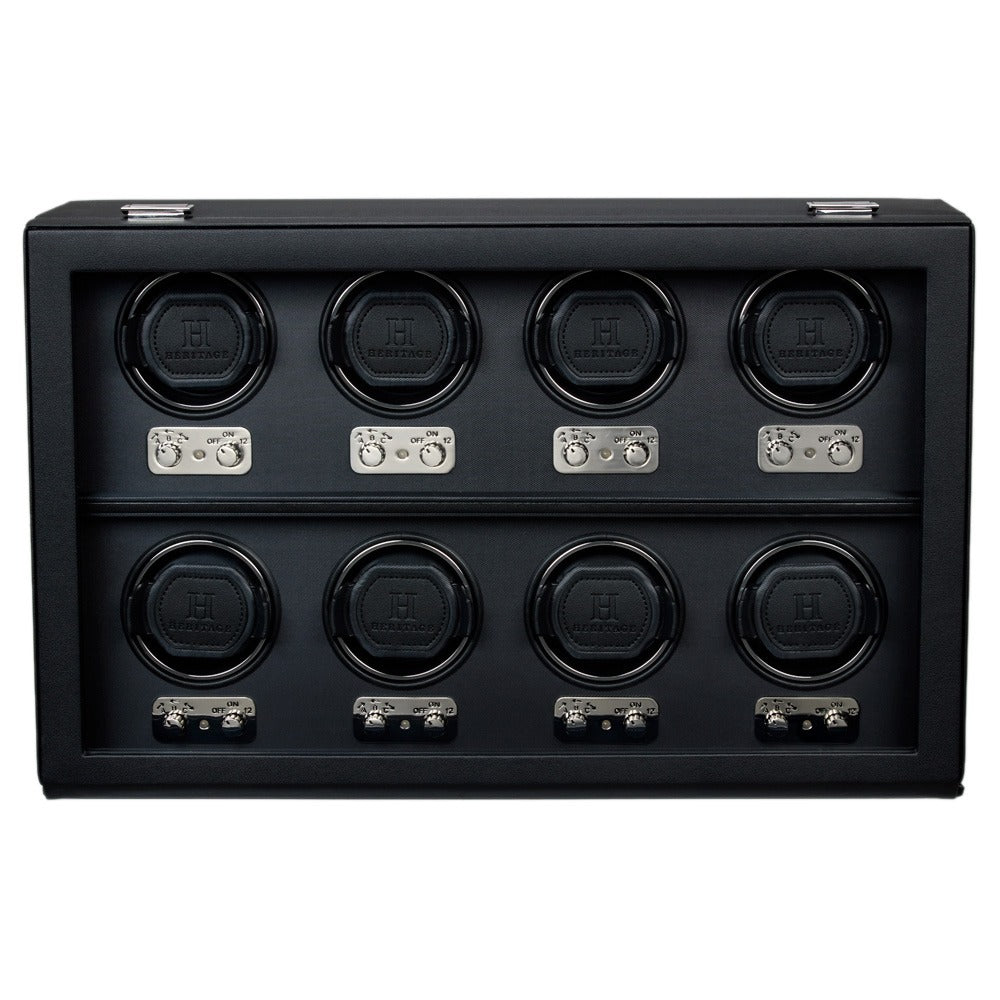 WOLF Heritage Belgrave 8 Piece Watch Winder