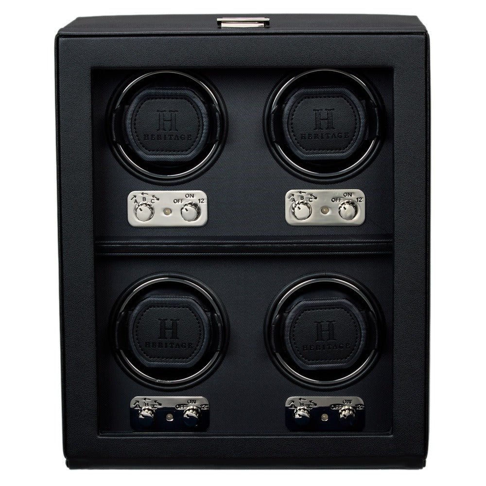 WOLF Heritage Belgrave 4 Piece Watch Winder