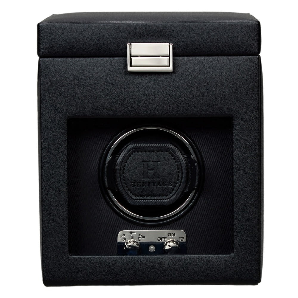 WOLF Heritage Belgrave Single Watch Winder with Storage
