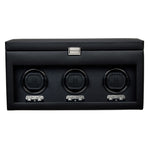 WOLF Heritage Belgrave Triple Watch Winder with Storage