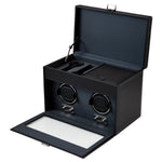WOLF Heritage Belgrave Double Watch Winder with Storage - view 4