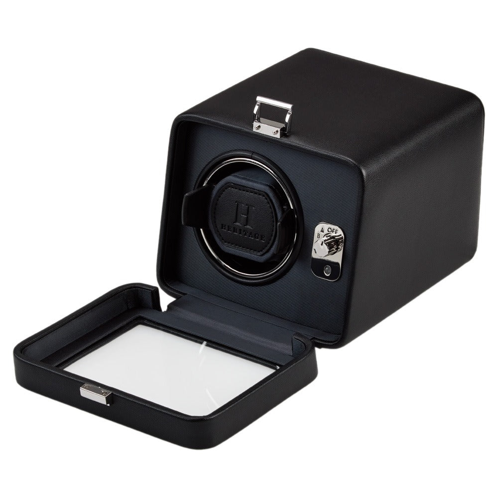 WOLF Windsor Single Watch Winder With Cover - view 12
