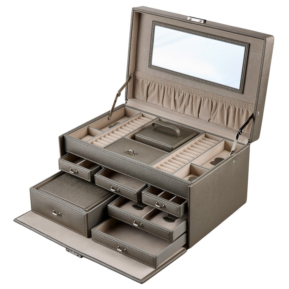 WOLF Heritage Belgrave Large Jewelry Box - view 7