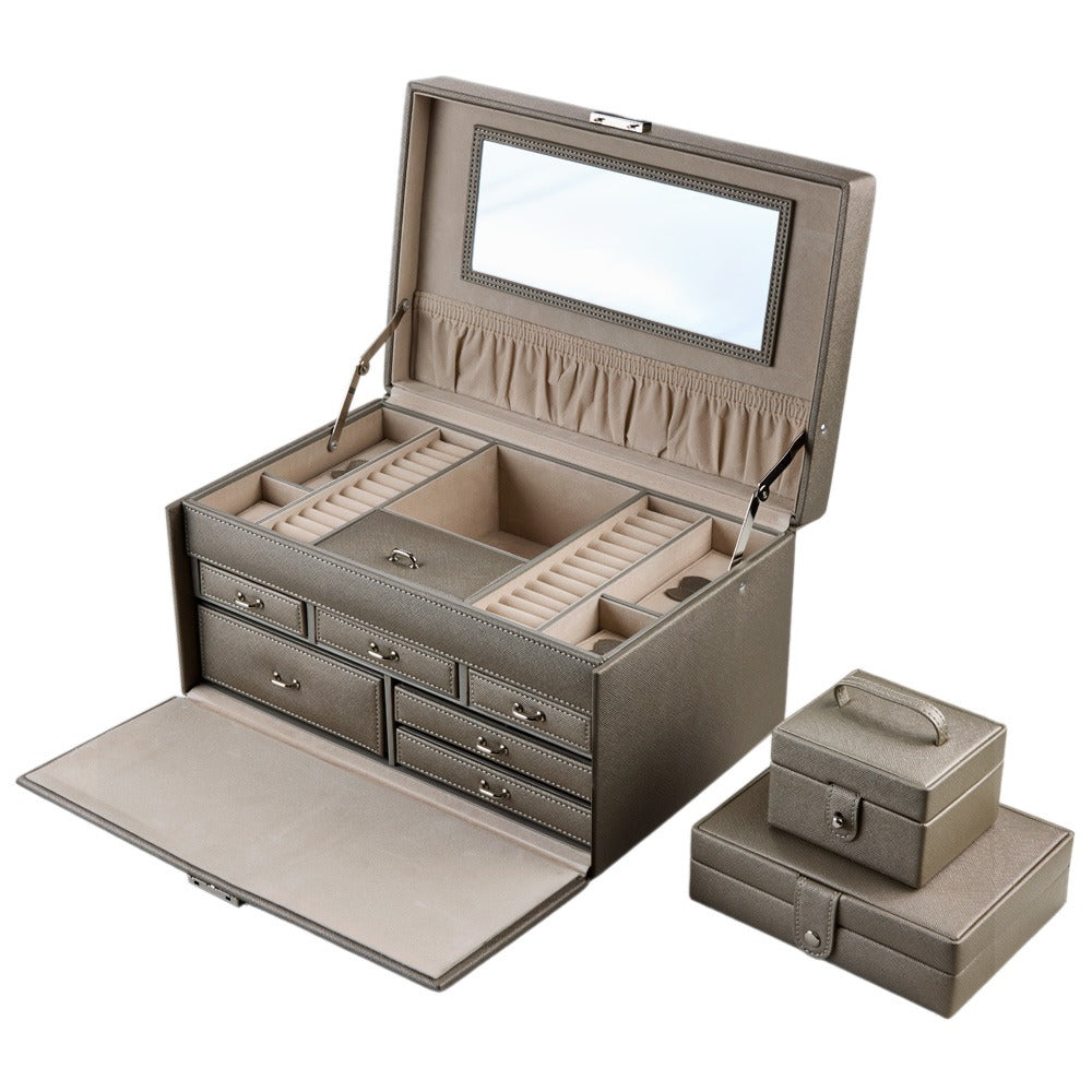 WOLF Heritage Belgrave Large Jewelry Box - view 8