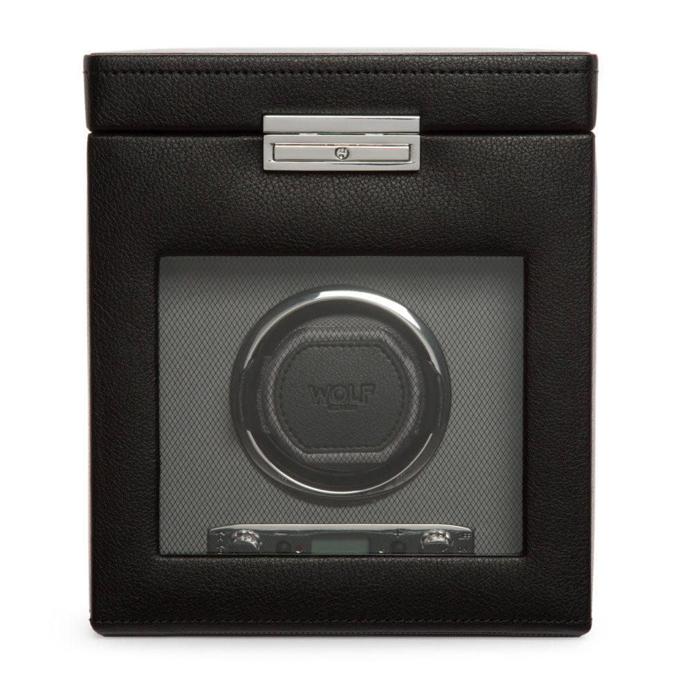 WOLF Classic Single Watch Winder with Storage
