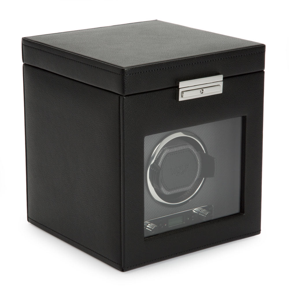 WOLF Classic Single Watch Winder with Storage - view 2