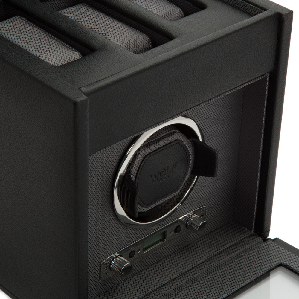WOLF Classic Single Watch Winder with Storage - view 4