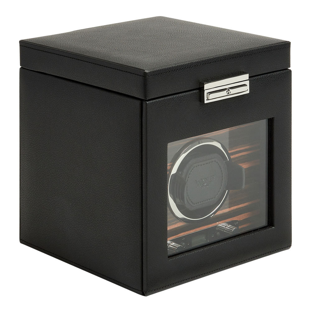 WOLF Roadster Single Watch Winder with Storage - view 2