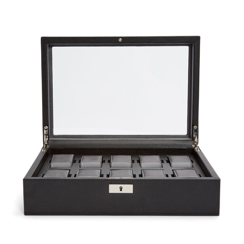 WOLF Oxford 10 Piece Watch Box - view 3