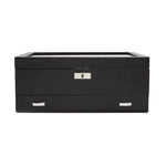 WOLF Oxford 10 Piece Watch Box with Drawer