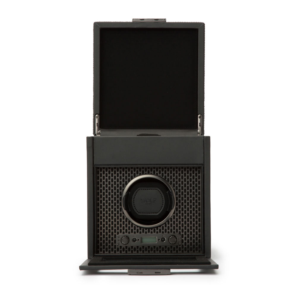 WOLF Axis Single Watch Winder With Storage - view 3