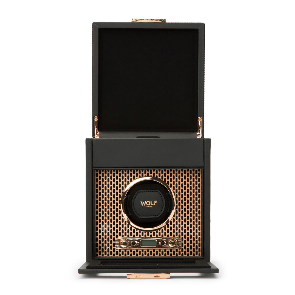 WOLF Axis Single Watch Winder With Storage - view 8