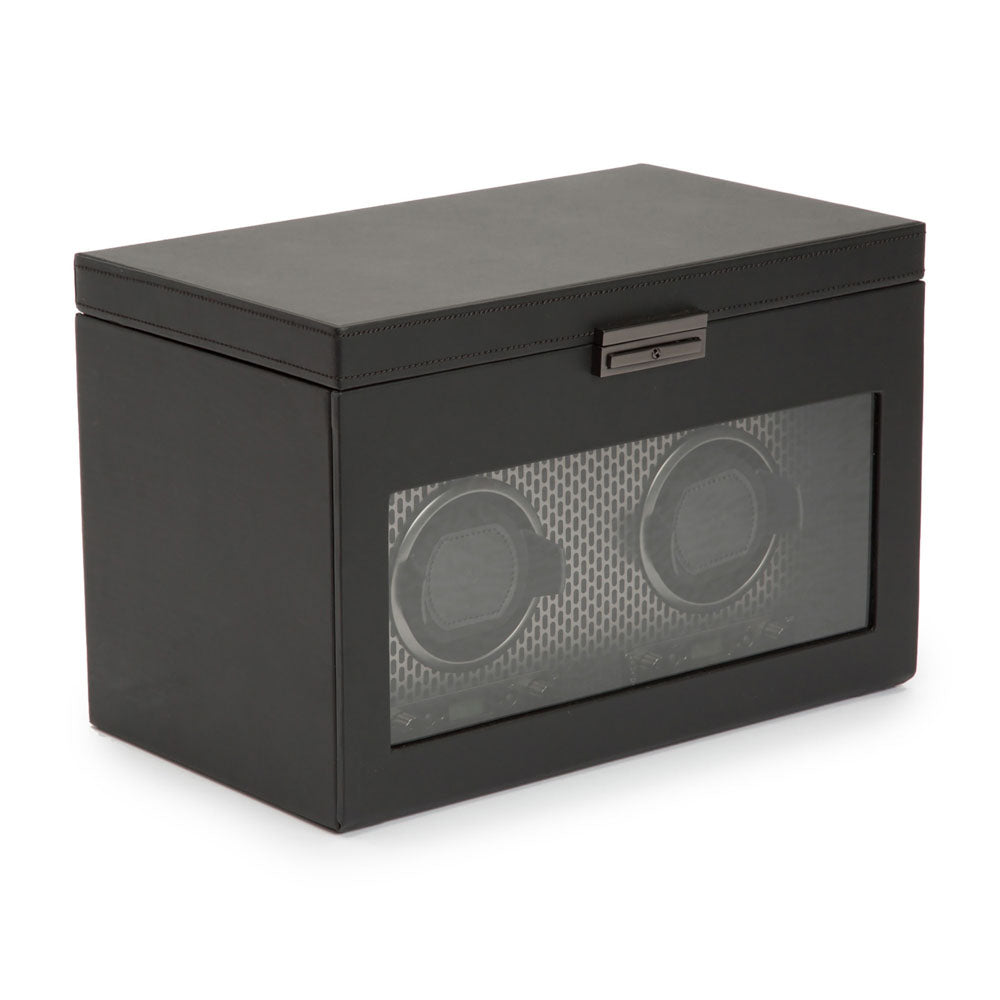 WOLF Axis Double Watch Winder With Storage - view 2