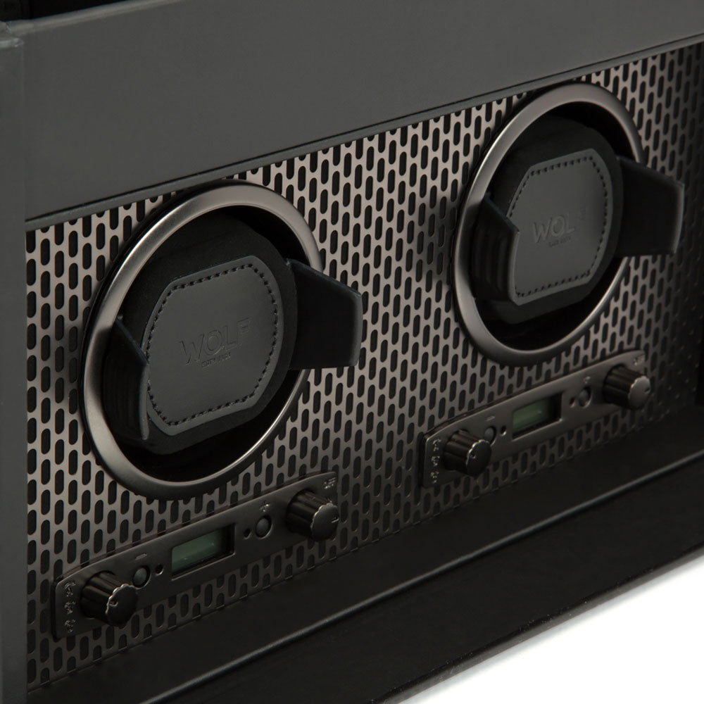 WOLF Axis Double Watch Winder With Storage - view 3
