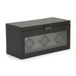 WOLF Axis Triple Watch Winder With Storage - view 2
