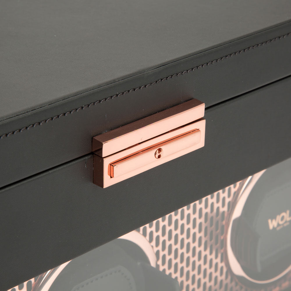 WOLF Axis Triple Watch Winder With Storage - view 8