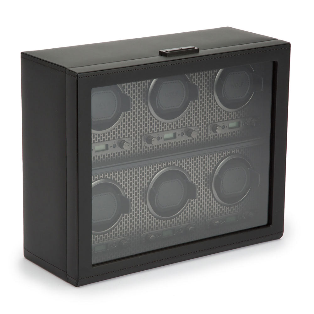 WOLF Axis 6 Piece Watch Winder - view 2