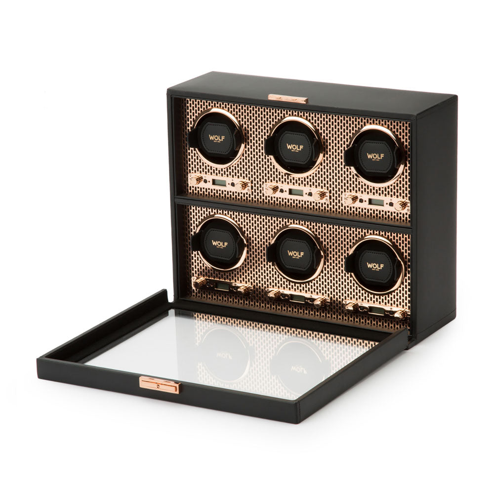 WOLF Axis 6 Piece Watch Winder - view 7