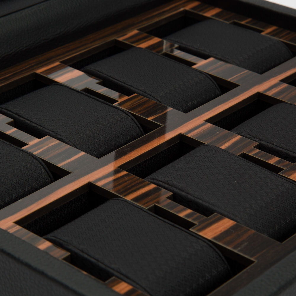 WOLF Macassar 8 Piece Watch Box - view 4