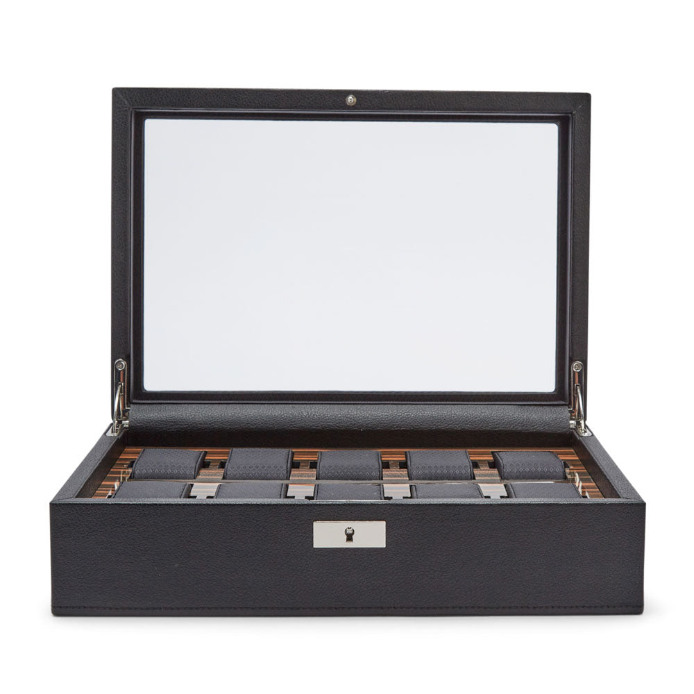 WOLF Macassar 10 Piece Watch Box - view 3