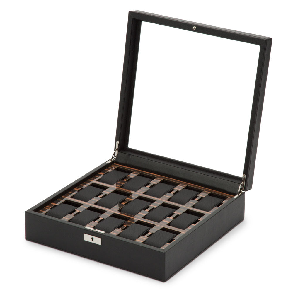 WOLF Macassar 15 Piece Watch Box - view 3