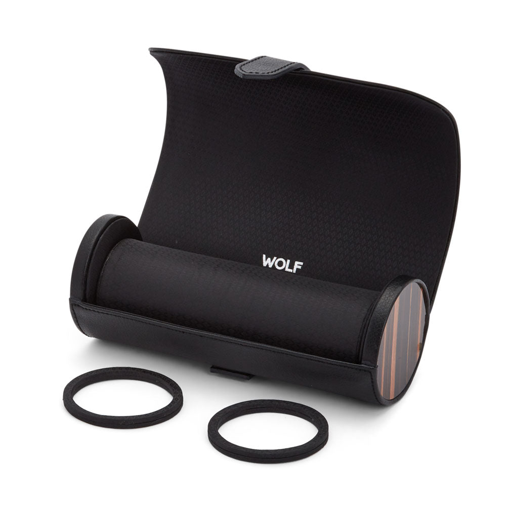 WOLF Macassar Triple Watch Roll - view 4