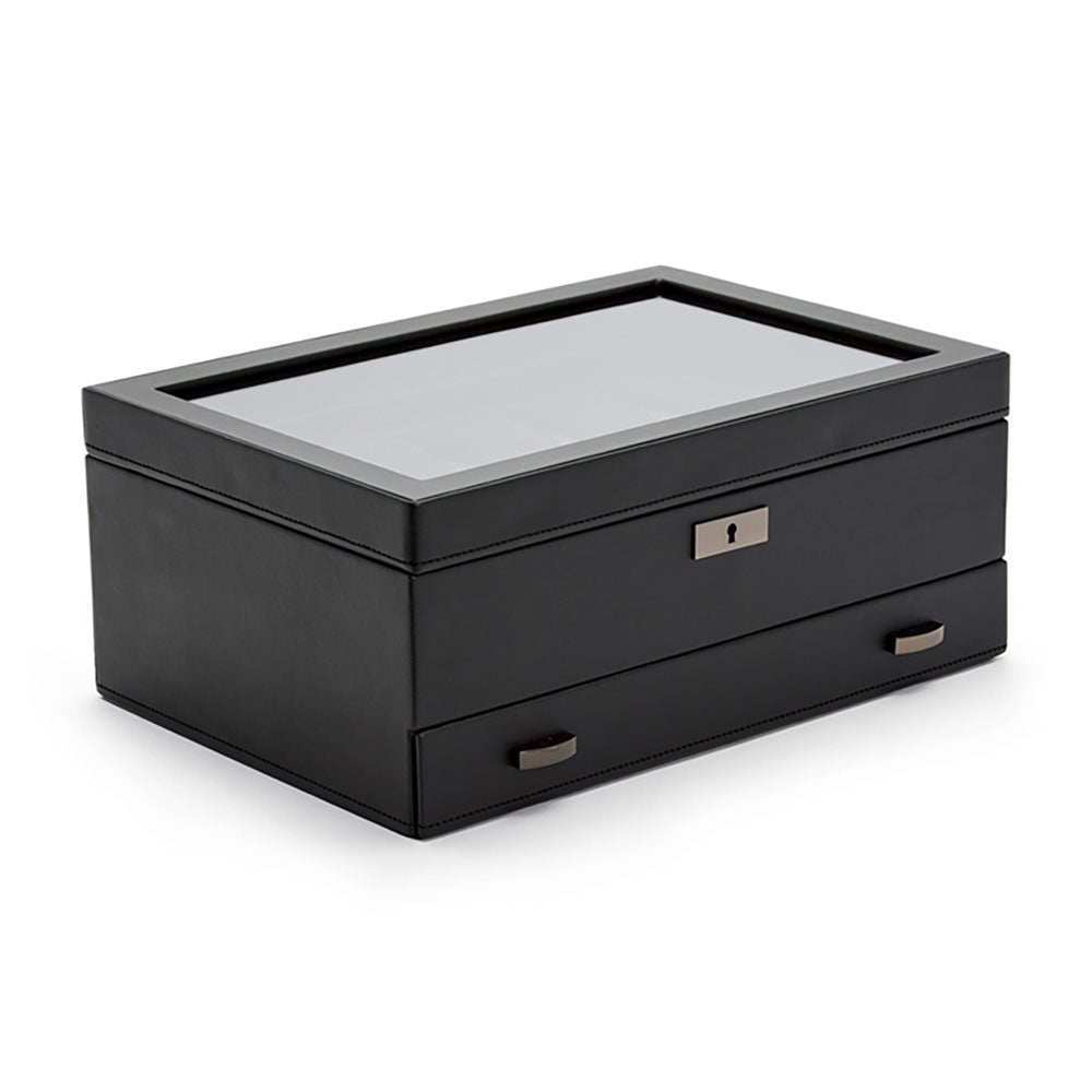 WOLF Axis 10 Piece Watch Box with Drawer - view 2