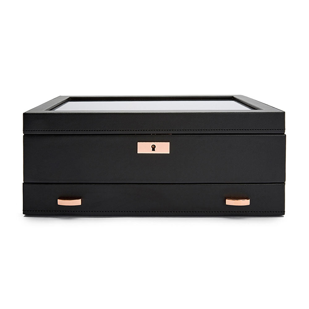 WOLF Axis 10 Piece Watch Box with Drawer - view 5