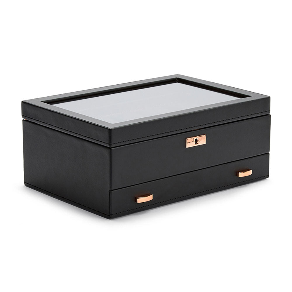 WOLF Axis 10 Piece Watch Box with Drawer - view 6