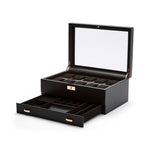 WOLF Axis 10 Piece Watch Box with Drawer - view 8