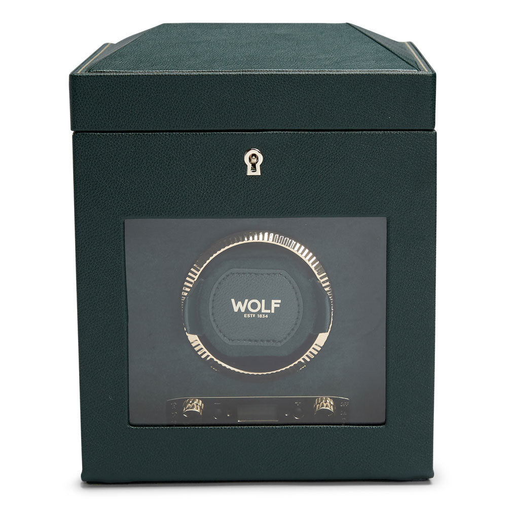 WOLF British Racing Single Watch Winder with Storage - view 5