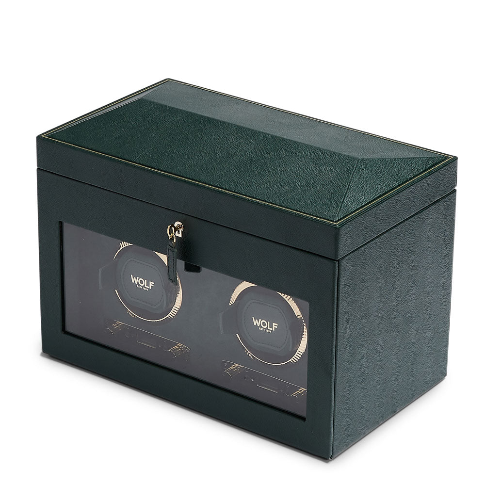 WOLF British Racing Double Watch Winder with Storage - view 6
