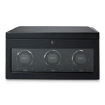 WOLF British Racing Triple Watch Winder with Storage