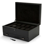 WOLF British Racing 10 Piece Watch Box with Storage - view 3