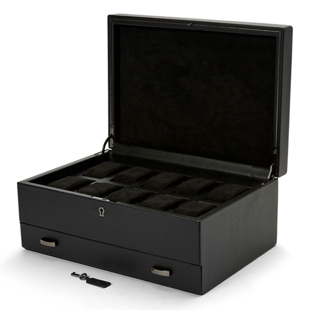 WOLF British Racing 10 Piece Watch Box with Storage - view 3
