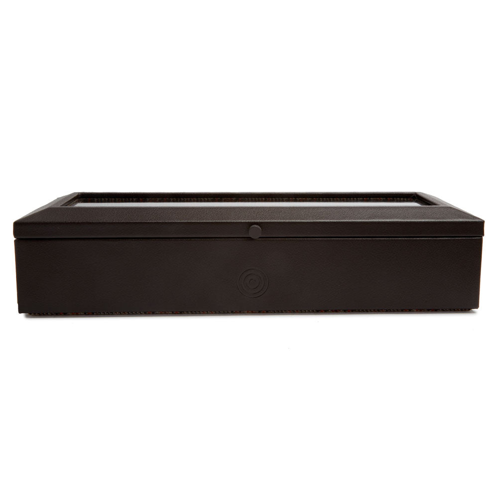 WOLF WM Brown 5 Piece Watch Box