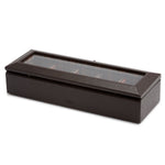 WOLF WM Brown 5 Piece Watch Box - view 2